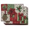 Juvale Christmas Table Placemats Set of 6, 13.5 X 18.5 Inches, Poinsettia, Gift Box, Pinecone, Christmas Ornament Design, Made from Polyester Fabric, Cloth Placemats for Decorations and Dining